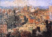 Colin Campbell Cooper Columbus Circle Spain oil painting artist